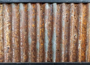 Full frame shot of rusty metal