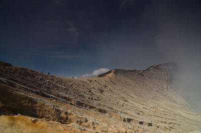 Scenic view of mountain against sky