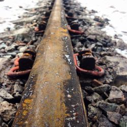 Close-up of rusty metal