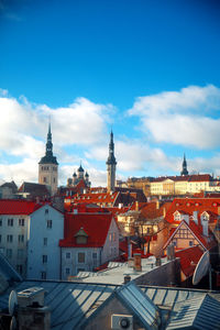 View of buildings in city