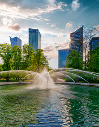 View of city at waterfront