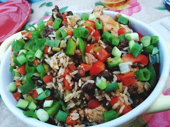 Close-up of food in bowl