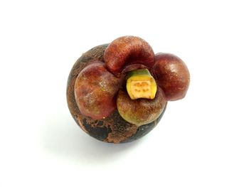 A mangosteen see from the top