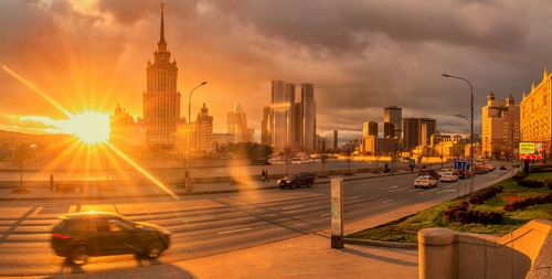 View of buildings in city