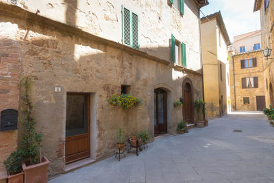 Alley amidst buildings in town
