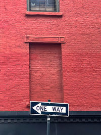 Street sign in new york city