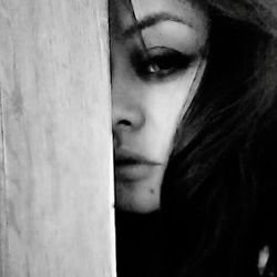 Close-up portrait of a woman