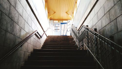 Low angle view of staircase