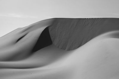 Close-up of sand dune