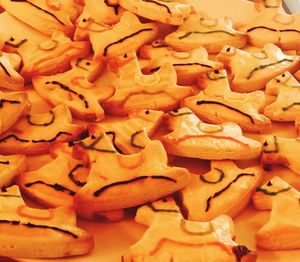 Full frame shot of cookies