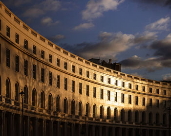 Low angle view of building against sky