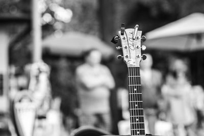 Close-up of guitar