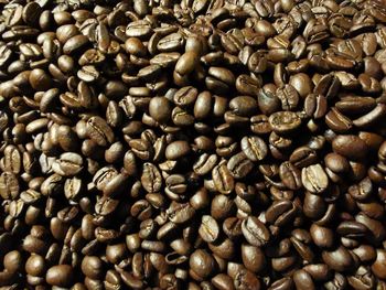 Full frame shot of coffee beans