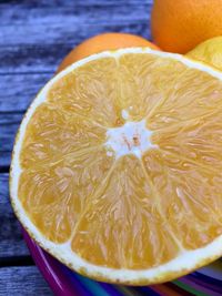 Close-up of orange slice