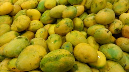 Full frame shot of fruits for sale in market