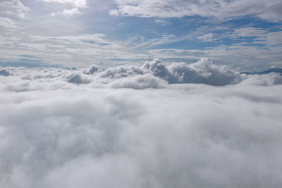 Low angle view of clouds in sky