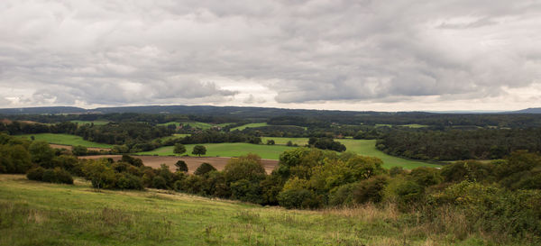 Scenic view of landscape against sky