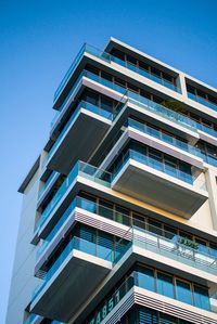 Low angle view of modern building