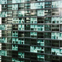 Full frame shot of modern building