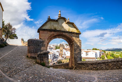 View of historical building against sky