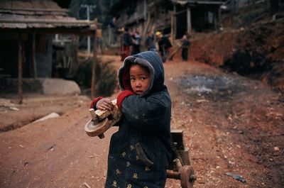 Portrait of young woman