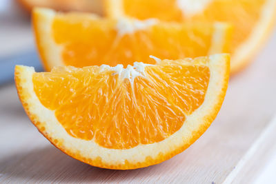 Close-up of orange slice