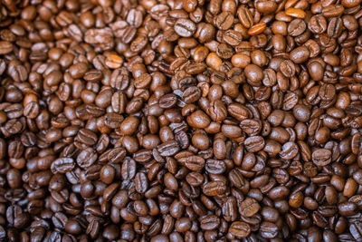 Full frame shot of coffee beans