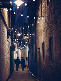 Narrow street in city