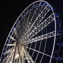 Low angle view of ferris wheel