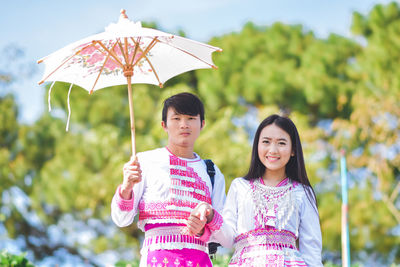 Portrait of a young couple