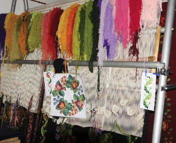 Multi colored hanging for sale in market