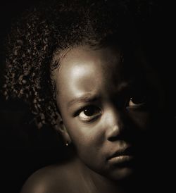 Close-up of young woman