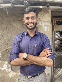 Portrait of a smiling young man