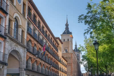 Low angle view of building against sky