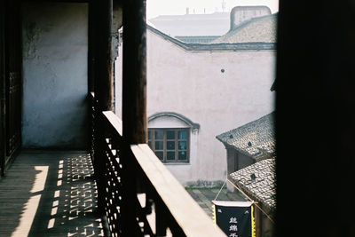 Staircase in building