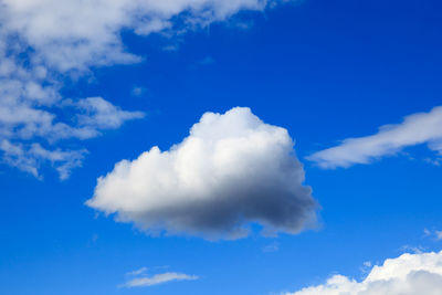 Low angle view of cloudy sky