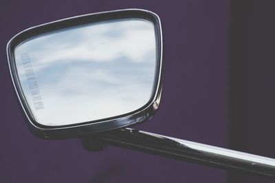 Side view mirror of motorbike