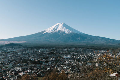 Aerial view of city