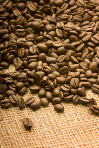 Full frame shot of coffee beans