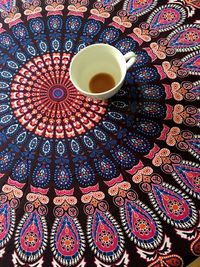 Close-up of coffee on table