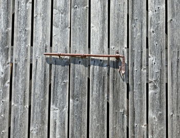 Full frame shot of wooden door