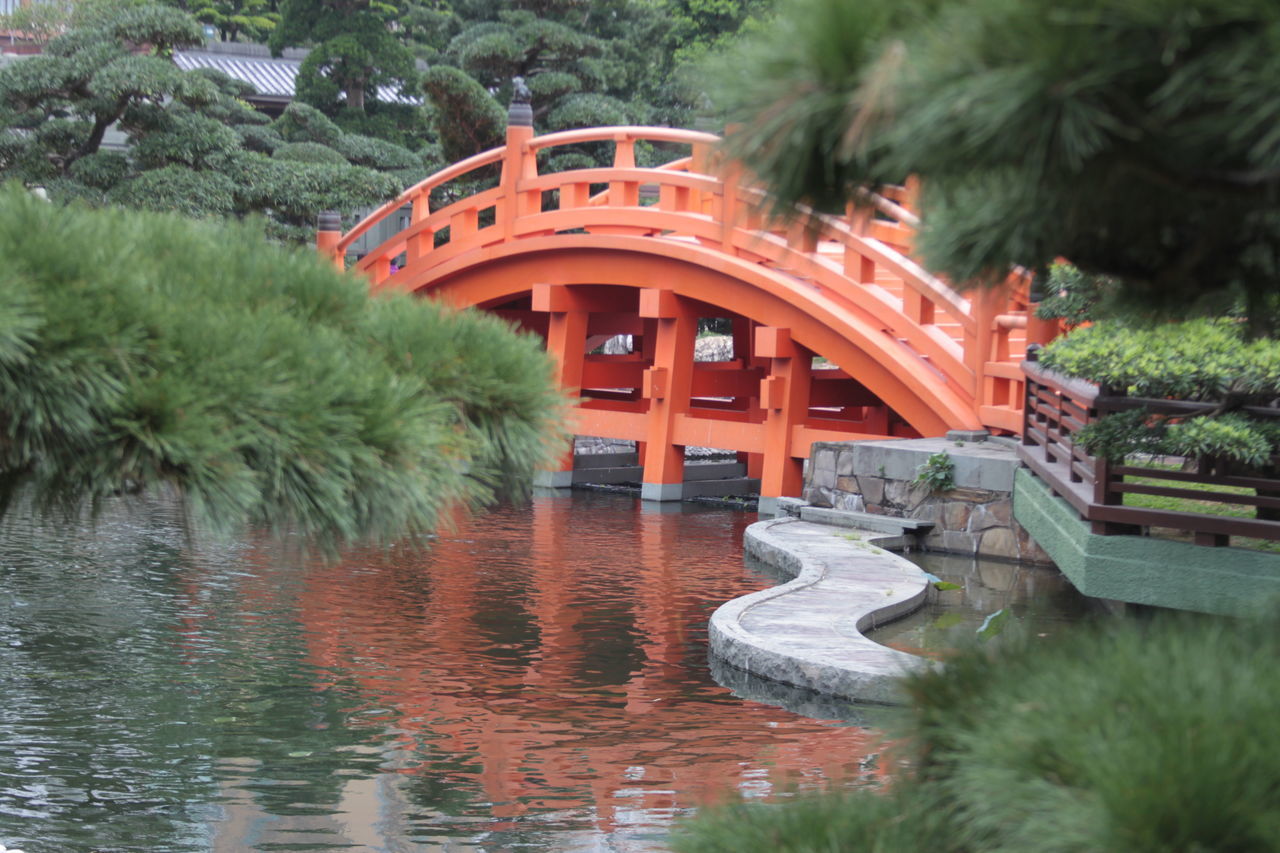 BRIDGE OVER SWIMMING POOL