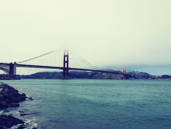 Bridge over sea