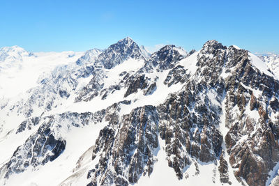 Scenic view of snowcapped mountains at mt cook national park