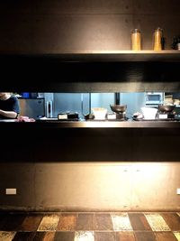 View of food on table at home