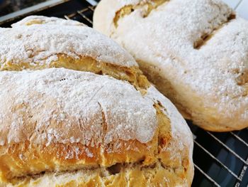 Making homemade bread 