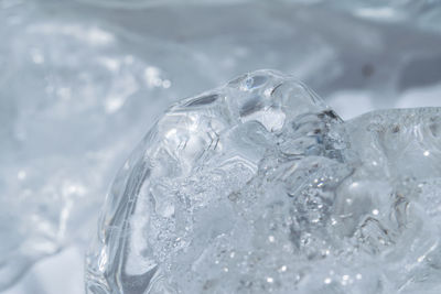 Detail shot of ice