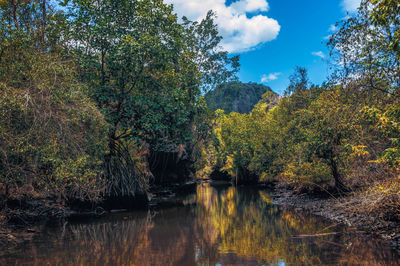 River on ramang ramang karst