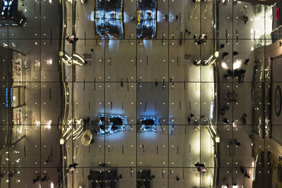 Full frame shot of illuminated window