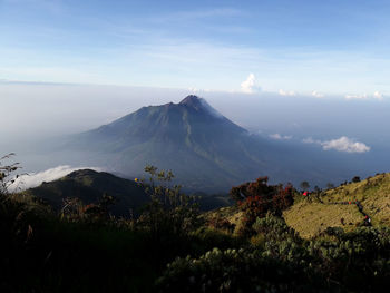 Scenic view of landscape against sky